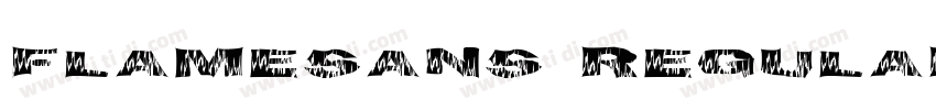 FlameSans Regular字体转换